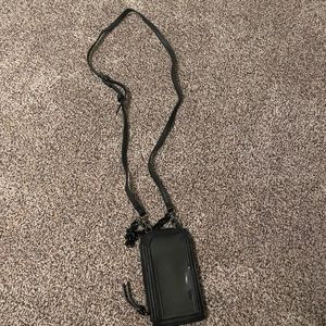 Black phone purse
